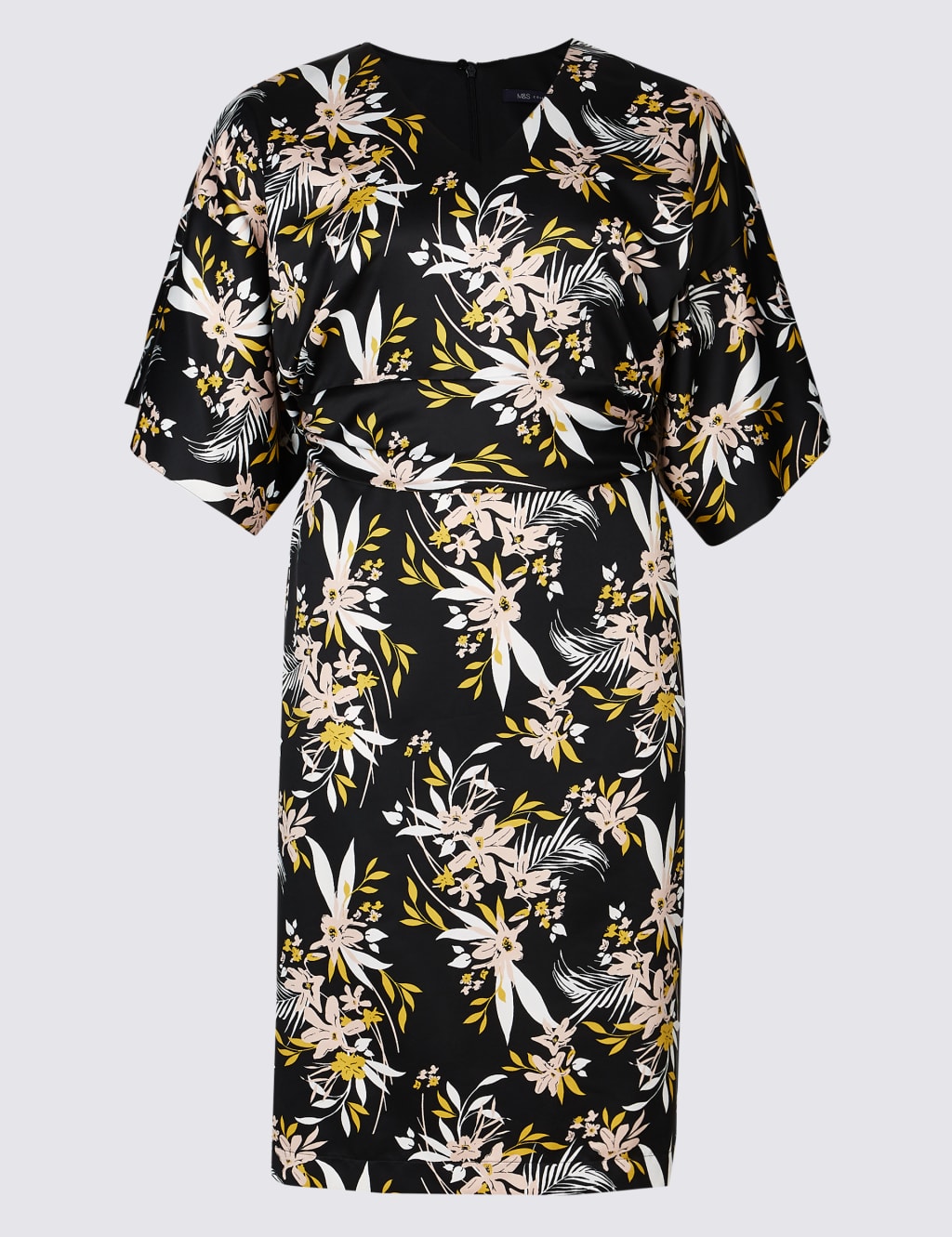 CURVE Floral Print Midi Dress 2 of 5