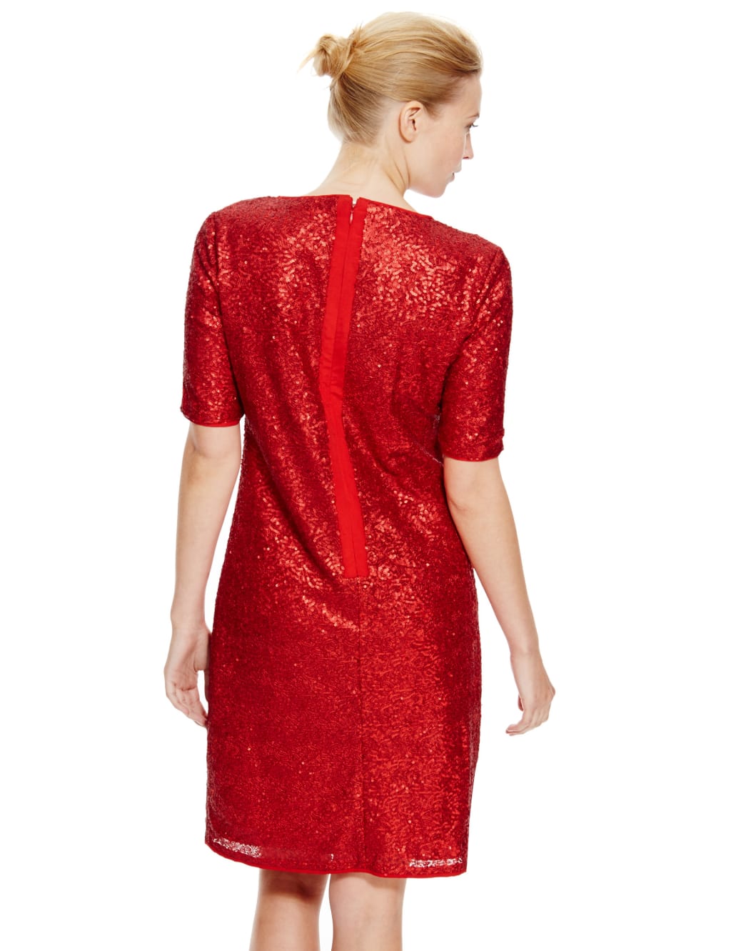Sequin Embellished Shift Dress 3 of 3