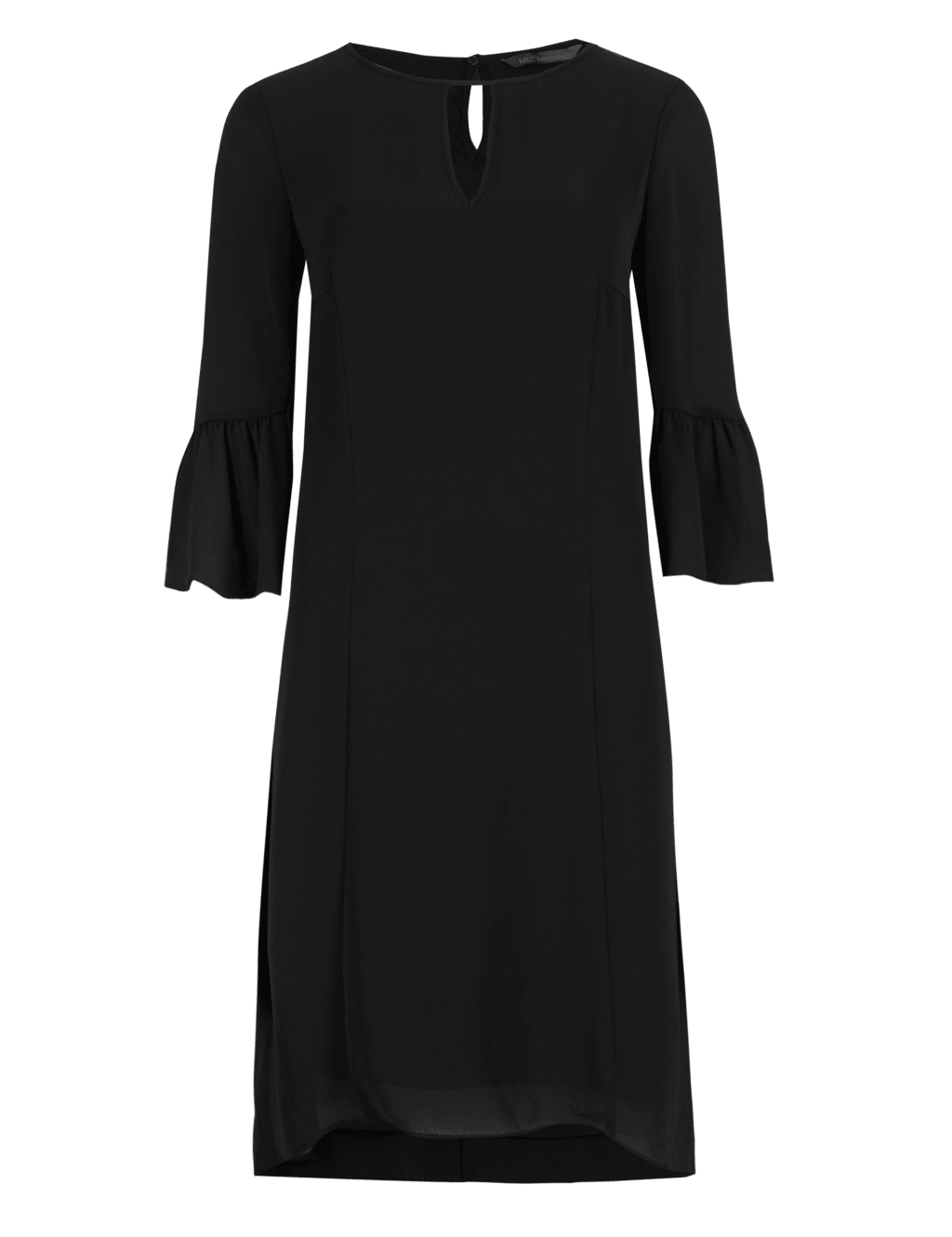Frill Sleeve Fit & Flare Dress 2 of 4