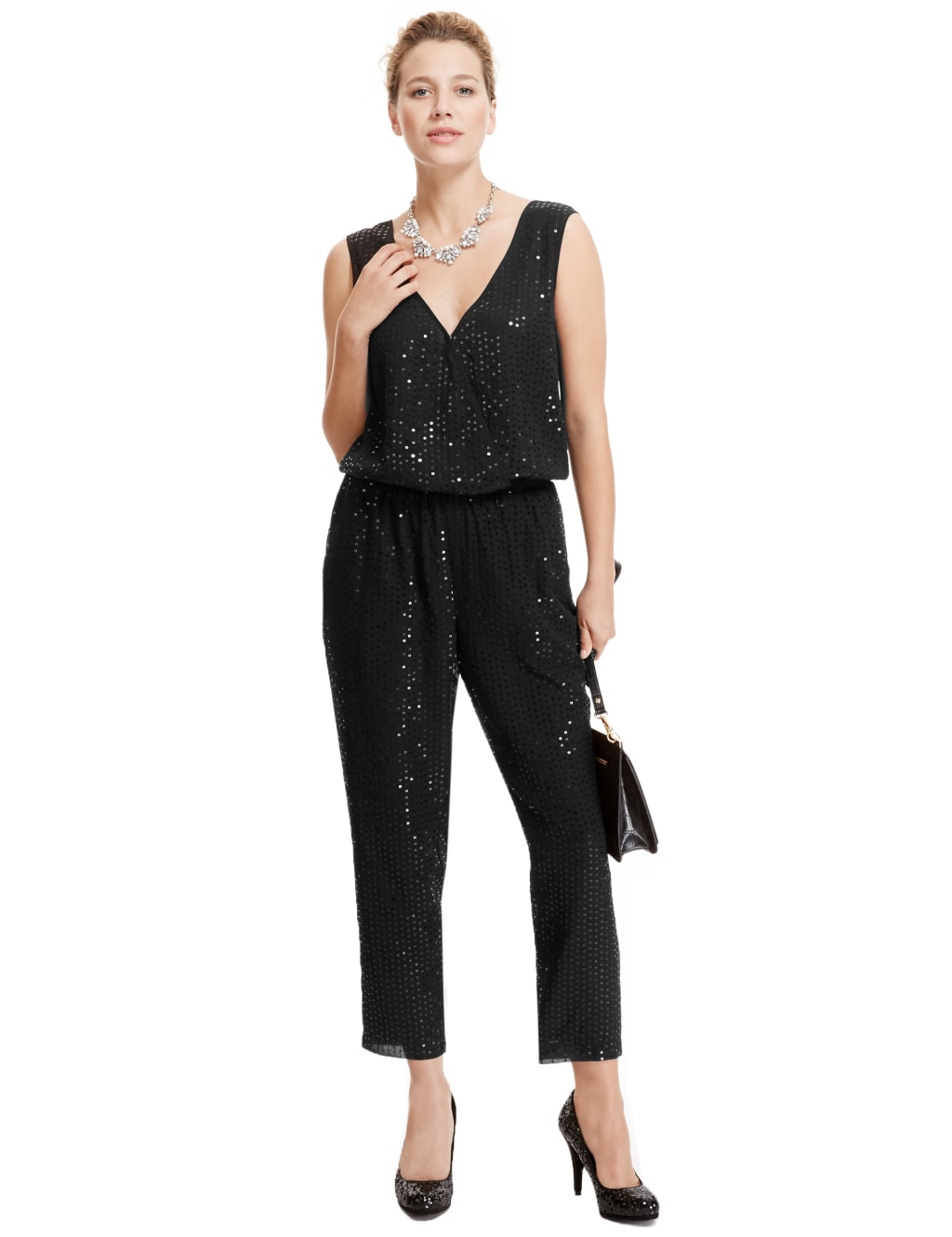 Sequin Embellished Jumpsuit 1 of 3