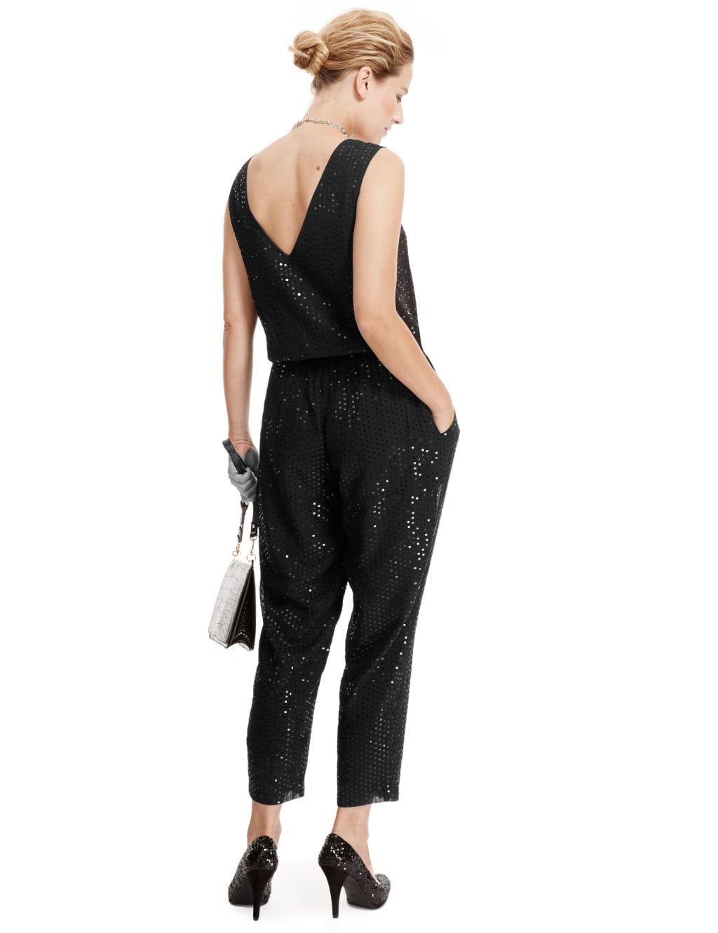 Sequin Embellished Jumpsuit 3 of 3