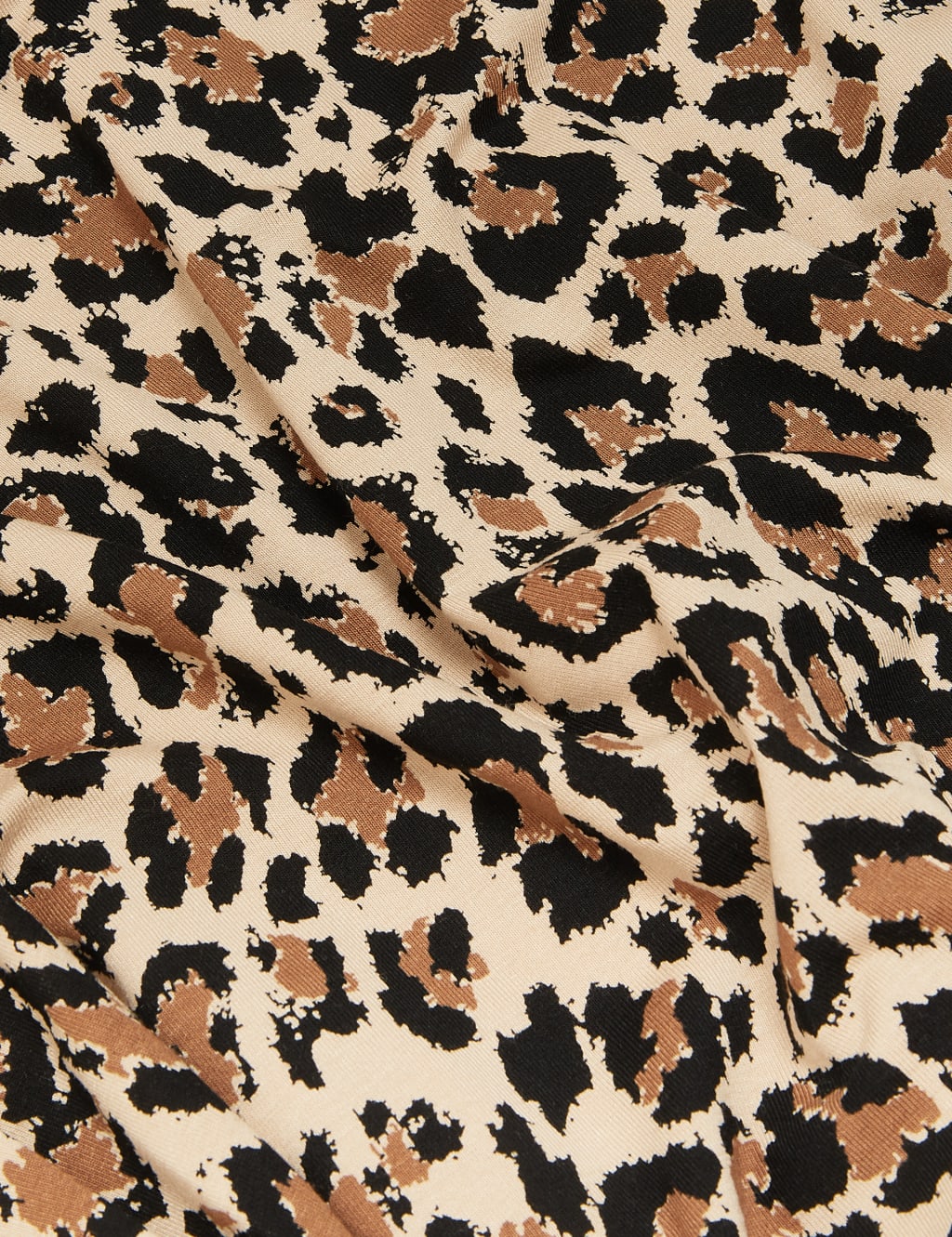 Jersey Animal Print Midi Skater Skirt 6 of 6