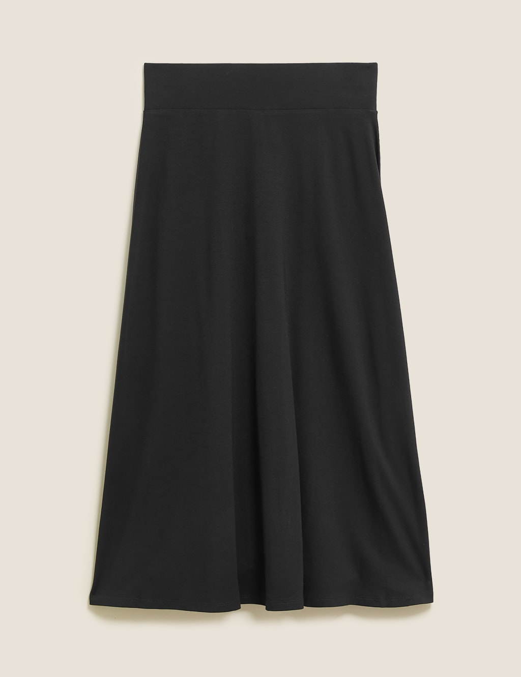 Jersey Midi Skater Skirt M S Collection M S