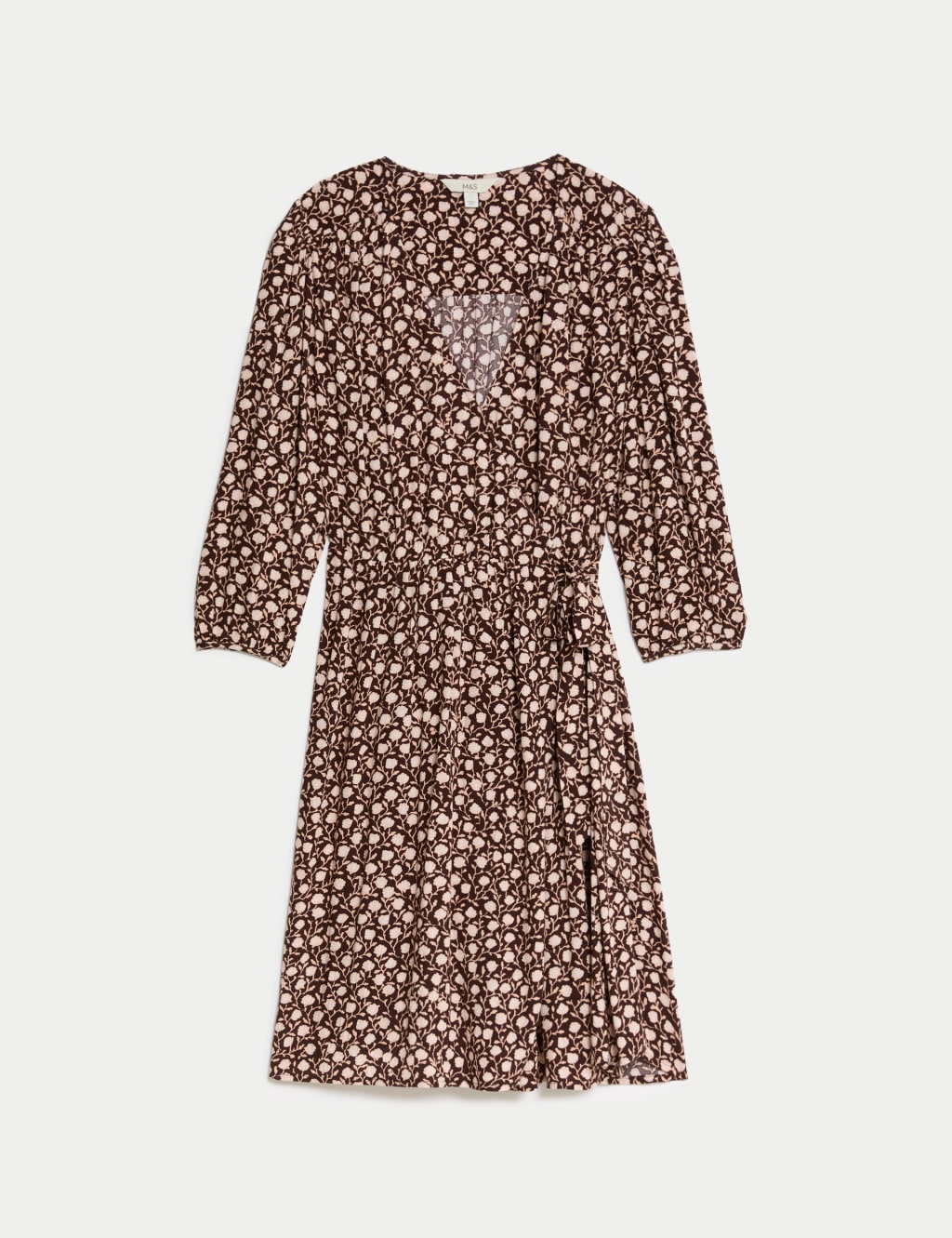 Wrap dress mid length cheap