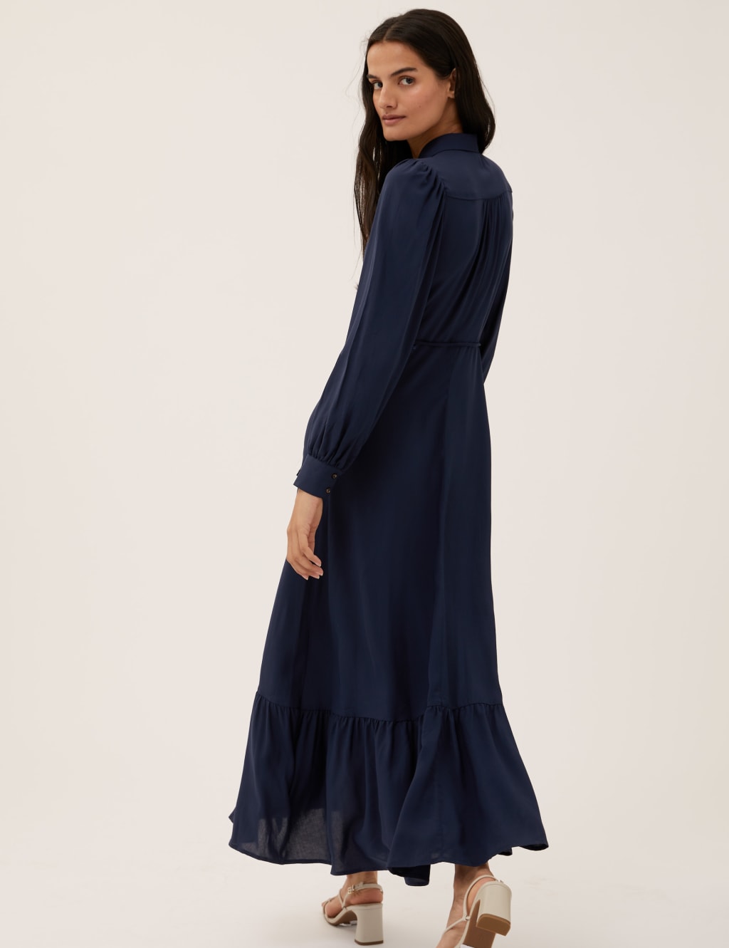 Tie Waist Maxi Shirt Dress 5 of 6