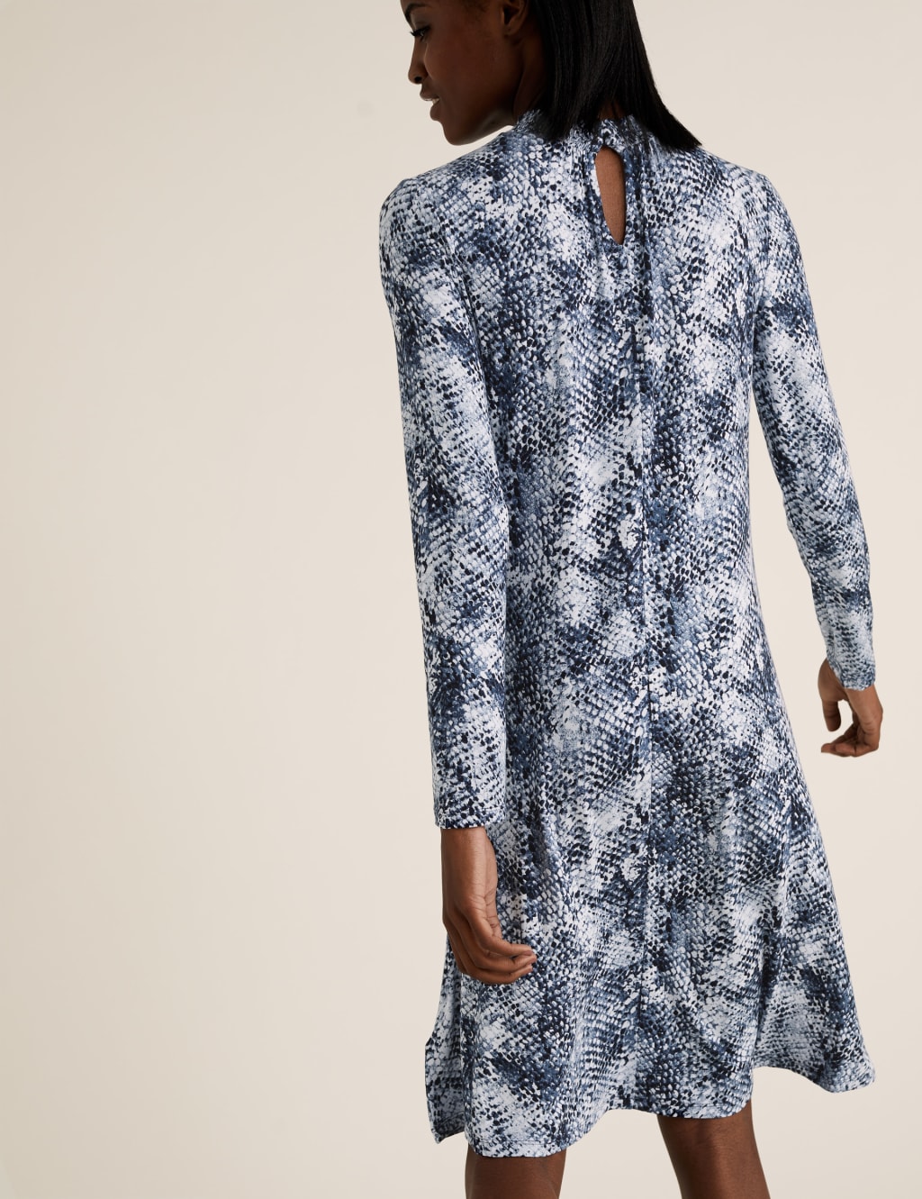 Snake print swing dress new arrivals