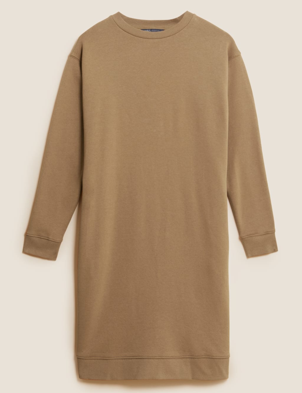 Cotton Rich Relaxed Sweater Dress 2 of 5
