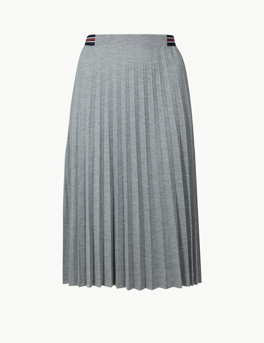 Jersey Pleated Midi Skirt M S Collection M S