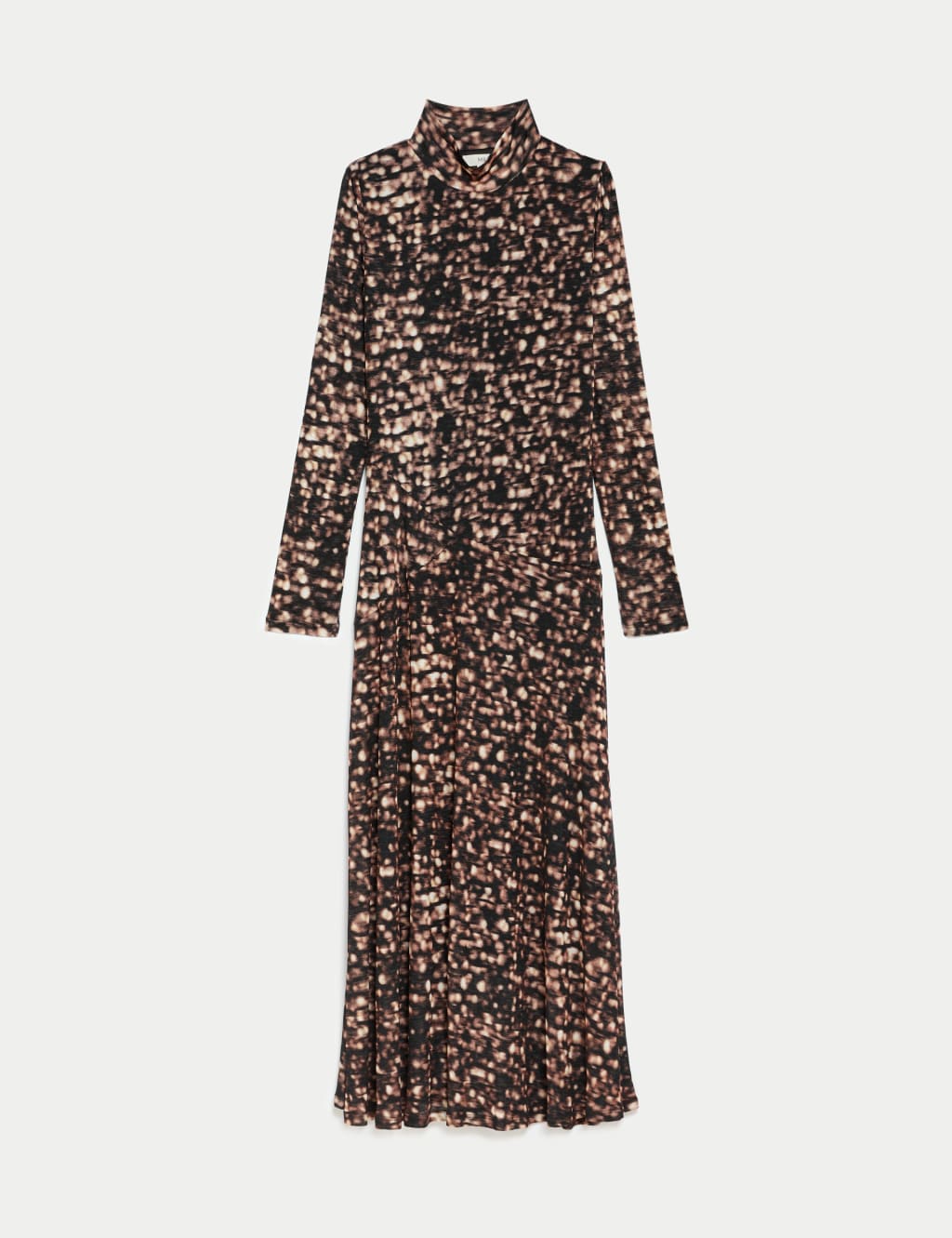 Mesh Jersey Printed Midi Column Dress M S Collection M S