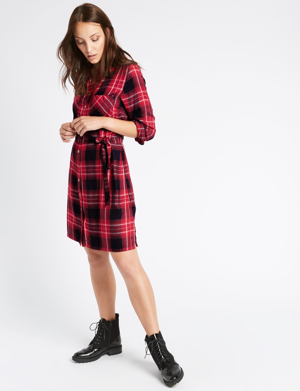 Tartan dress m&s online