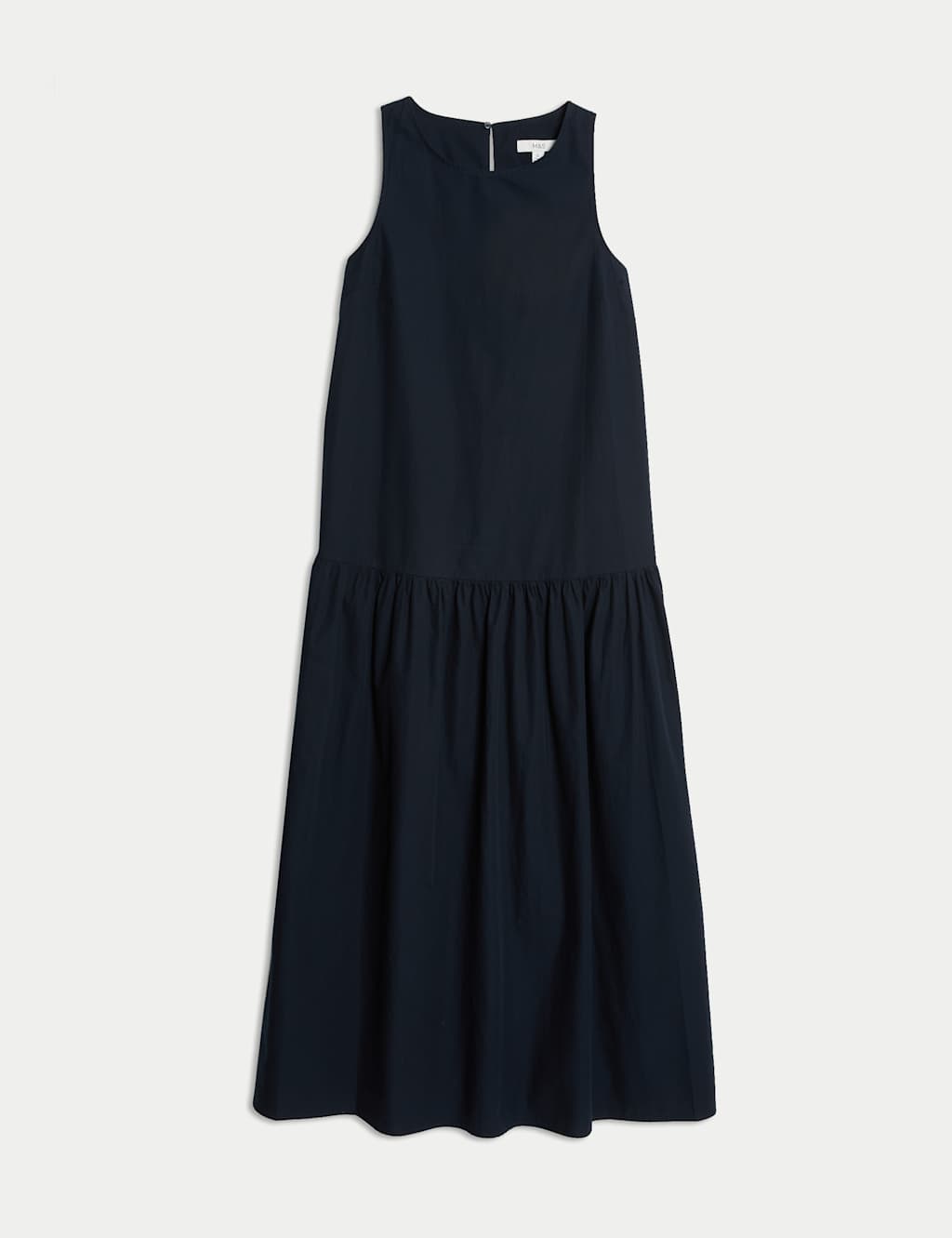 Pure Cotton Midaxi Drop Waist Tiered Dress 2 of 6