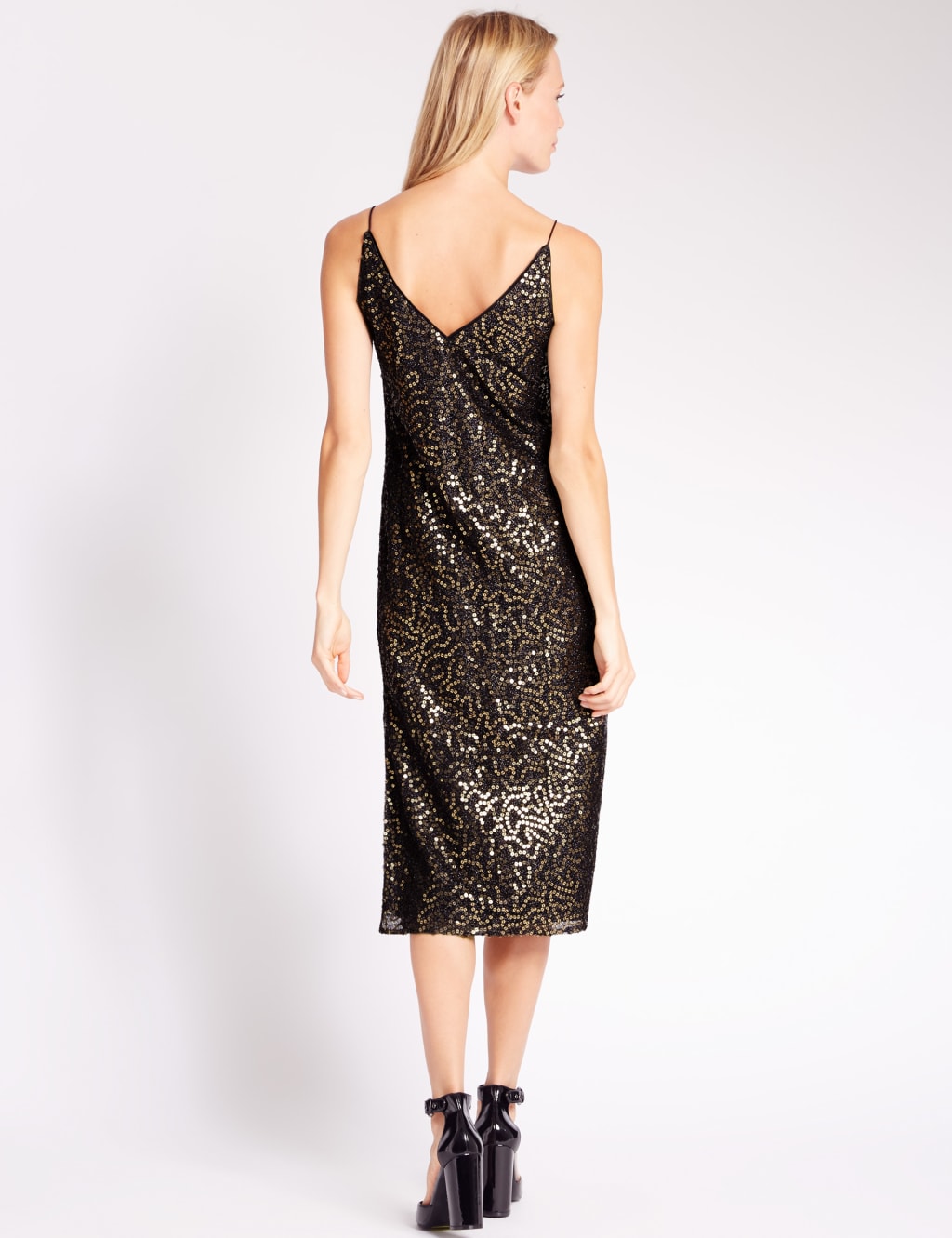 Sequin Slip Dress 3 of 4