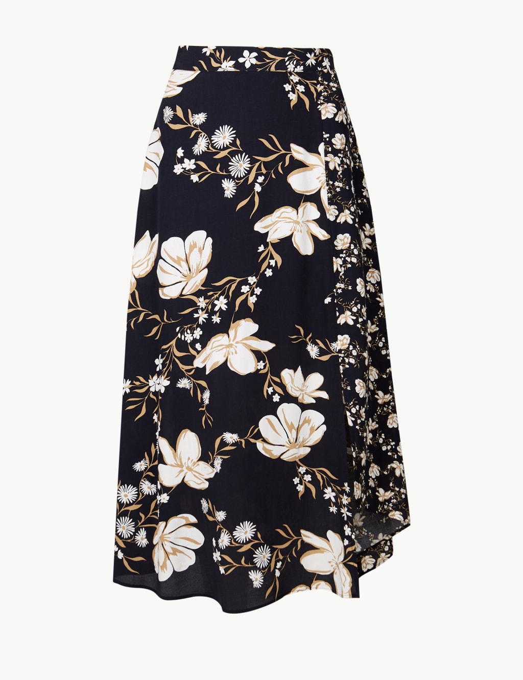 Floral Print Asymmetric Skirt 2 of 4