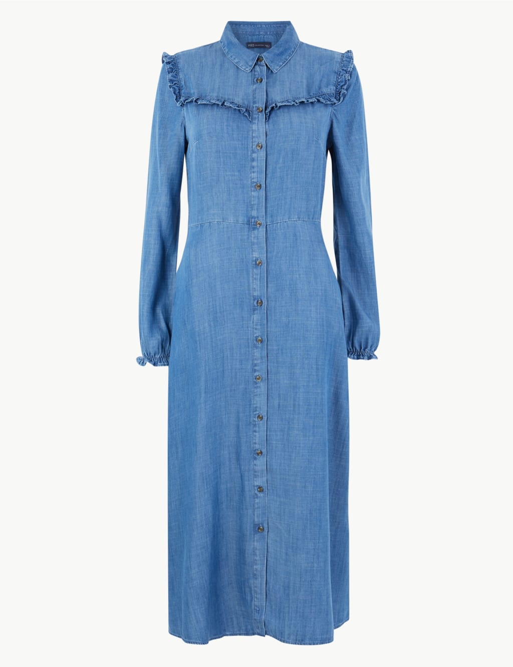 M&s denim shirt dress outlet