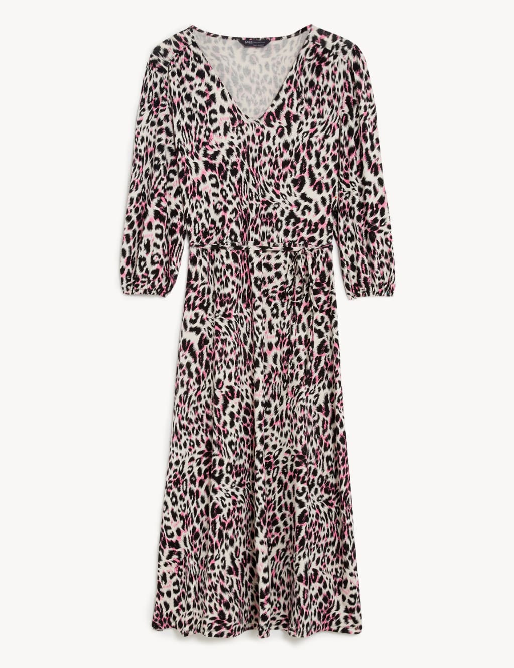 Jersey Printed V-Neck Midi Tea Dress 2 of 2