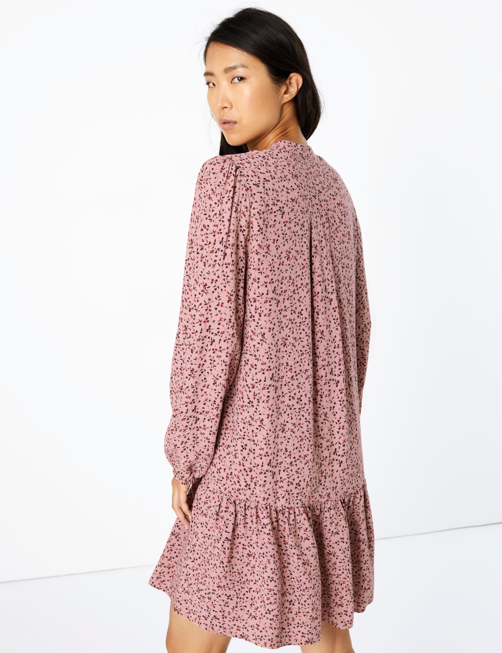 Ditsy Floral Print Relaxed Mini Dress 5 of 5
