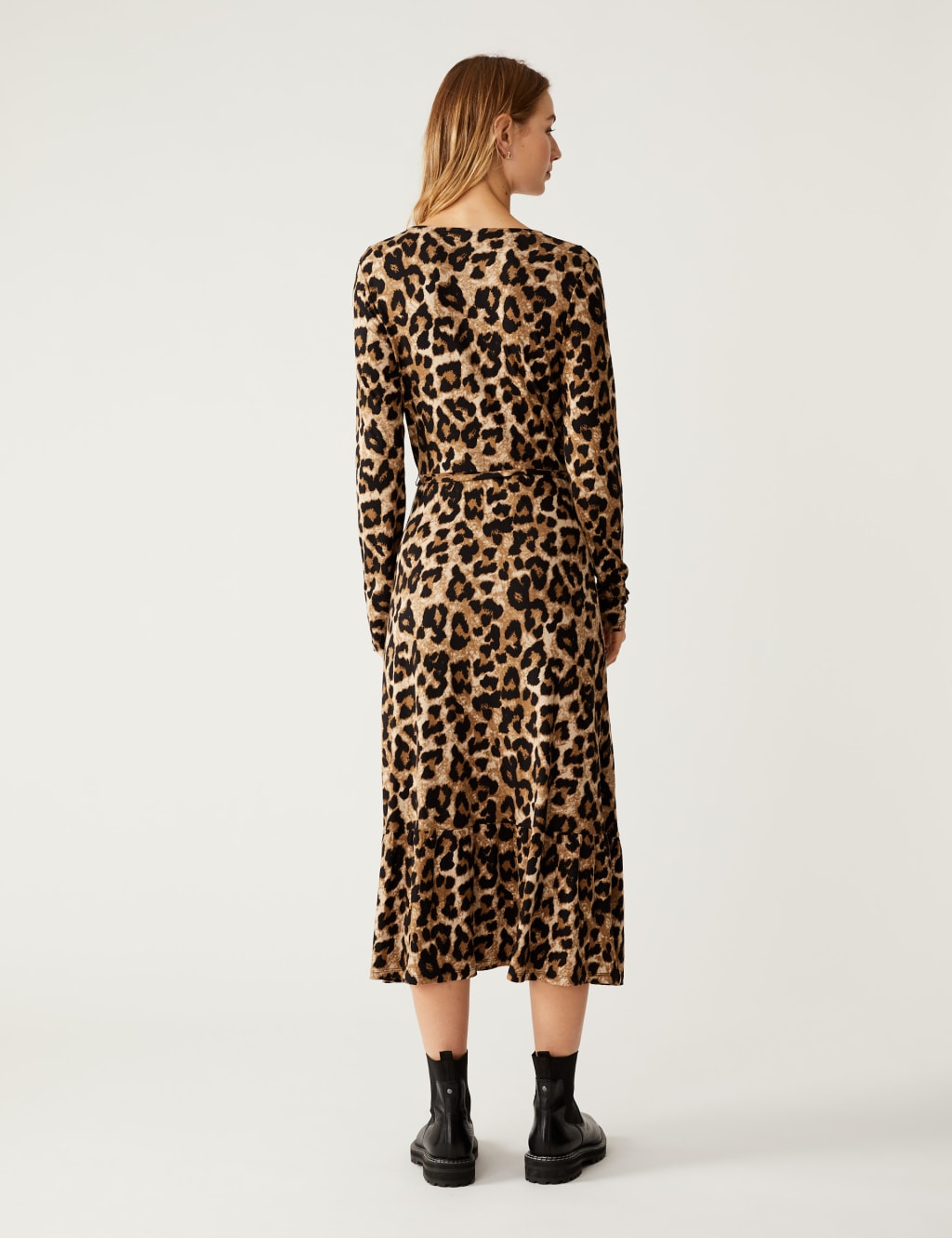 Wrap tea dress midi cheap