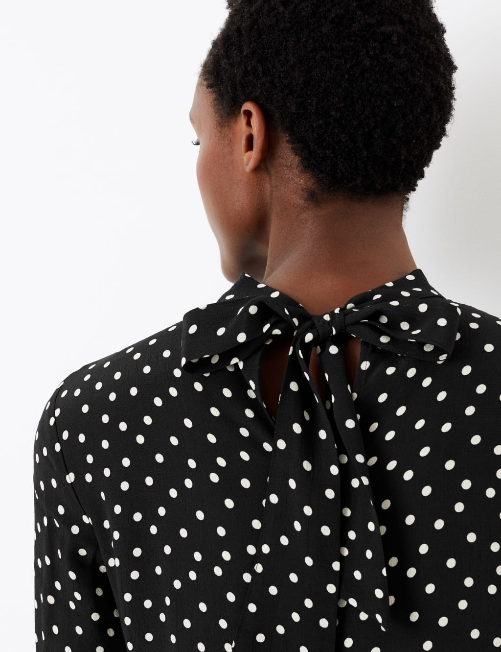 Polka Dot Relaxed Midi Dress 6 of 6