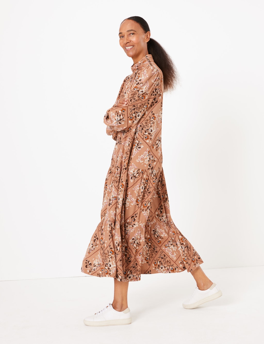 Relaxed midi dress on sale