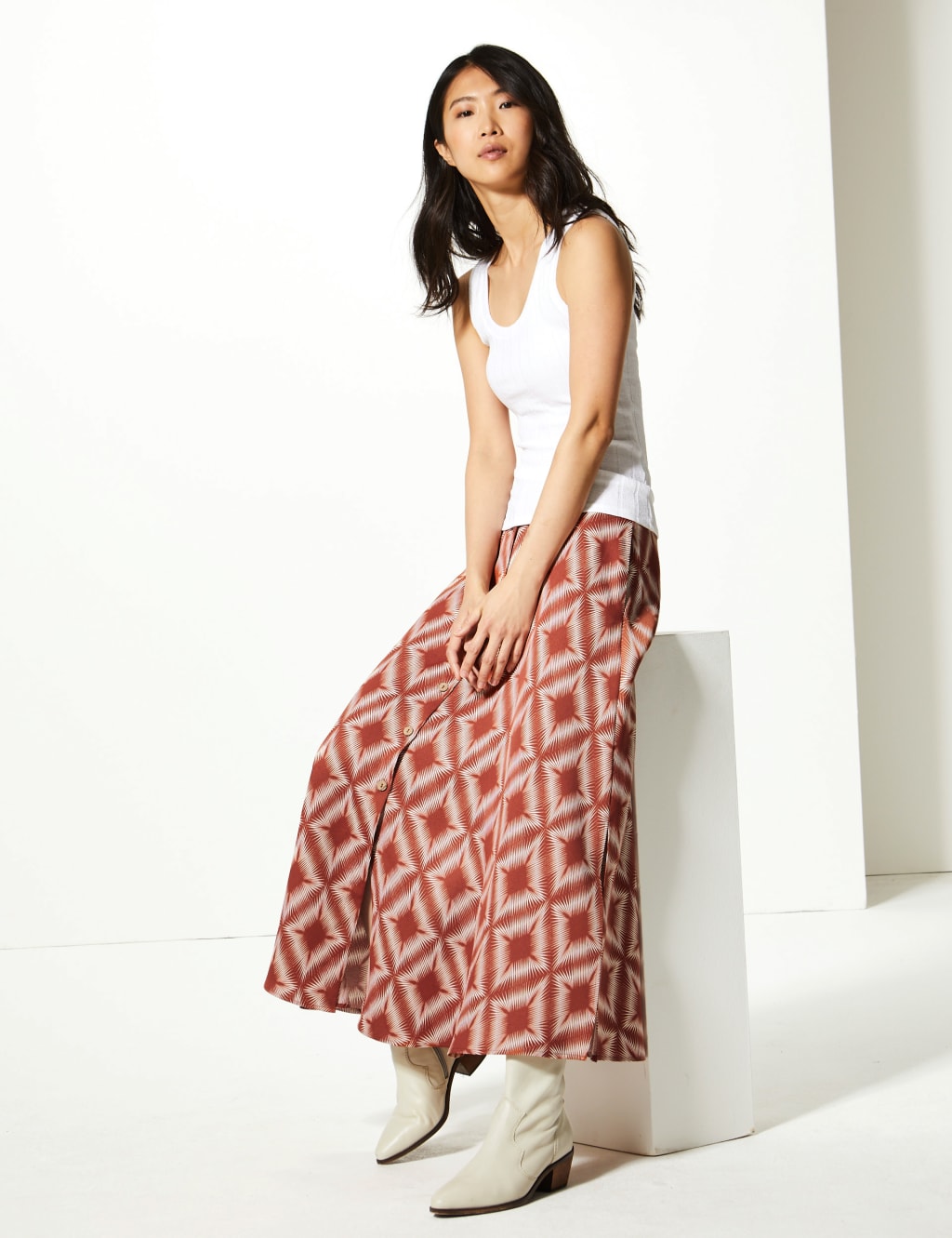 M & s womens maxi skirts discount