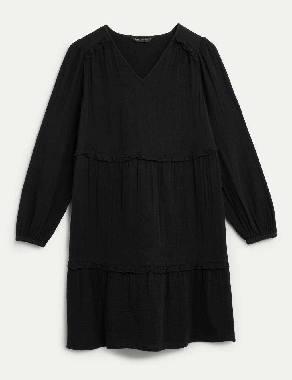 Pure Cotton Ruffle Mini Tiered Dress 1 of 1