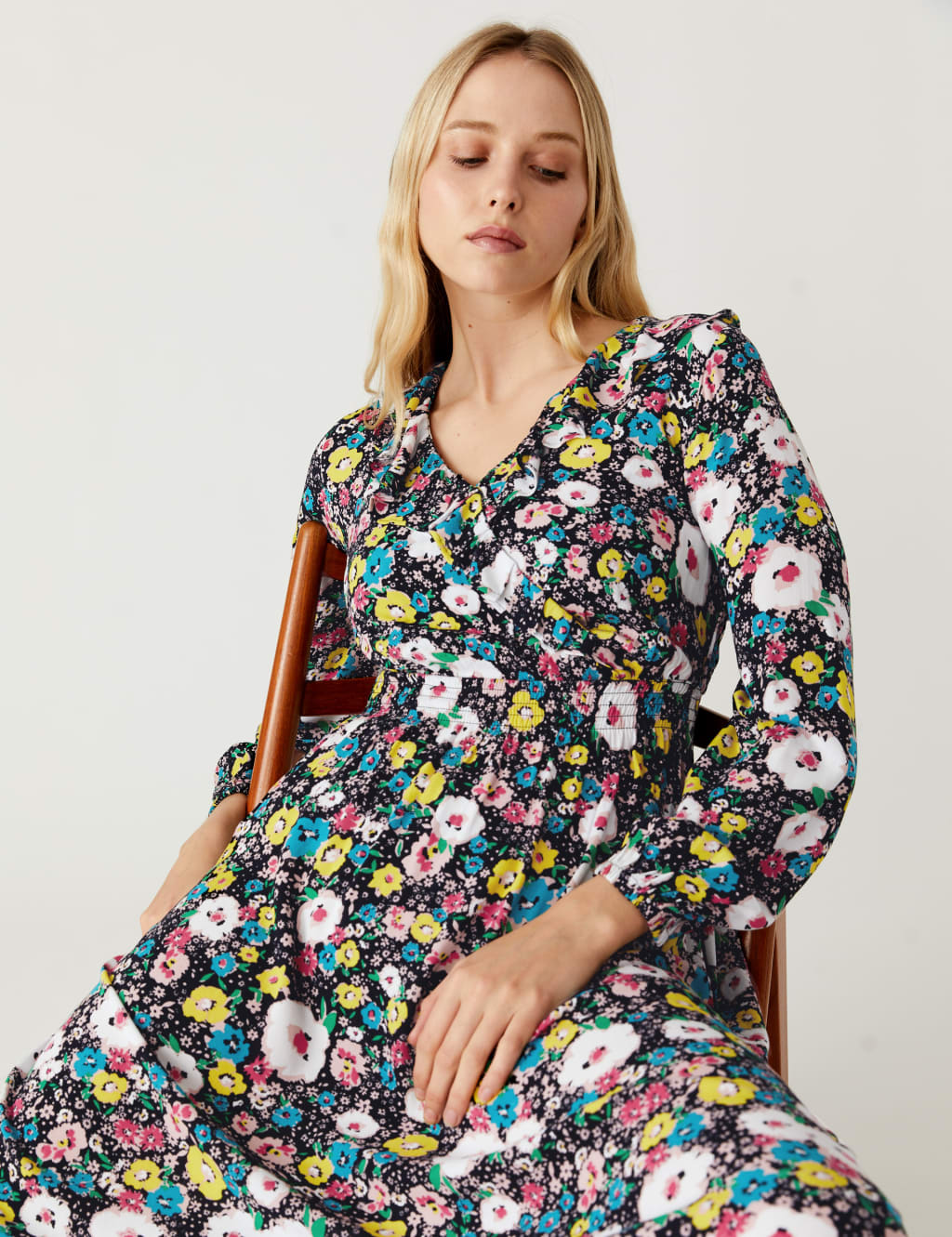 M&s ditsy floral dress cheap