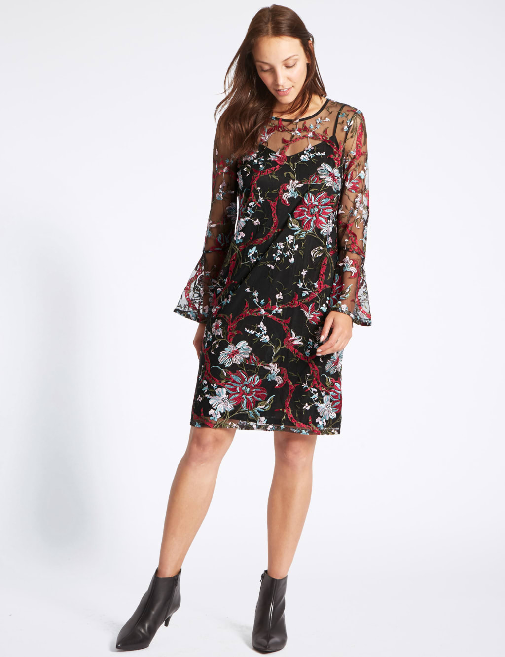 Mesh tunic dress store