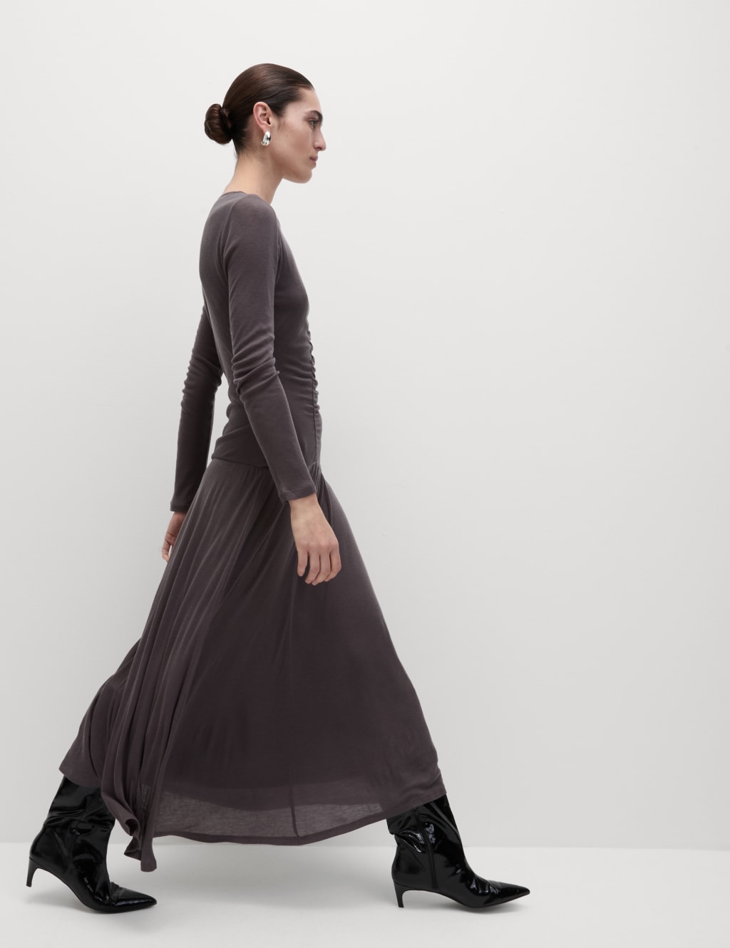 M&s grey dress top