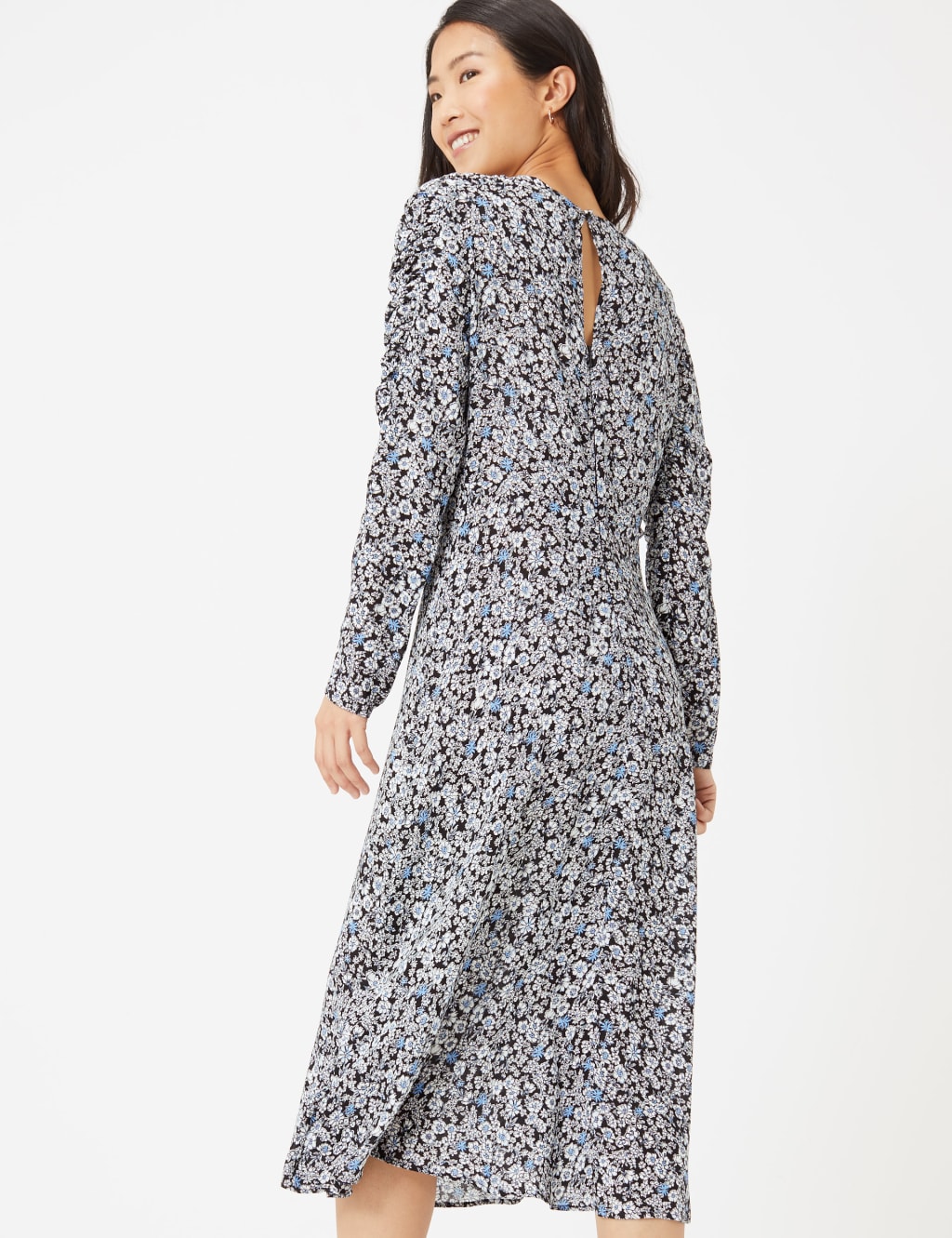 Floral Skater Midi Dress 6 of 6
