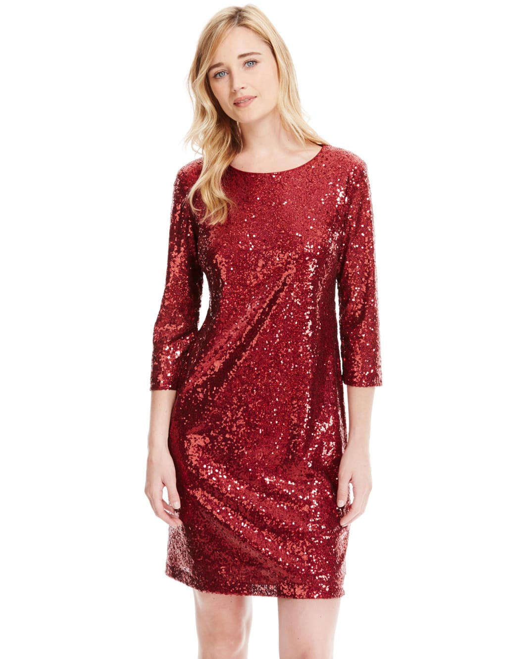 Sequin Embellished Tunic Dress 1 of 4