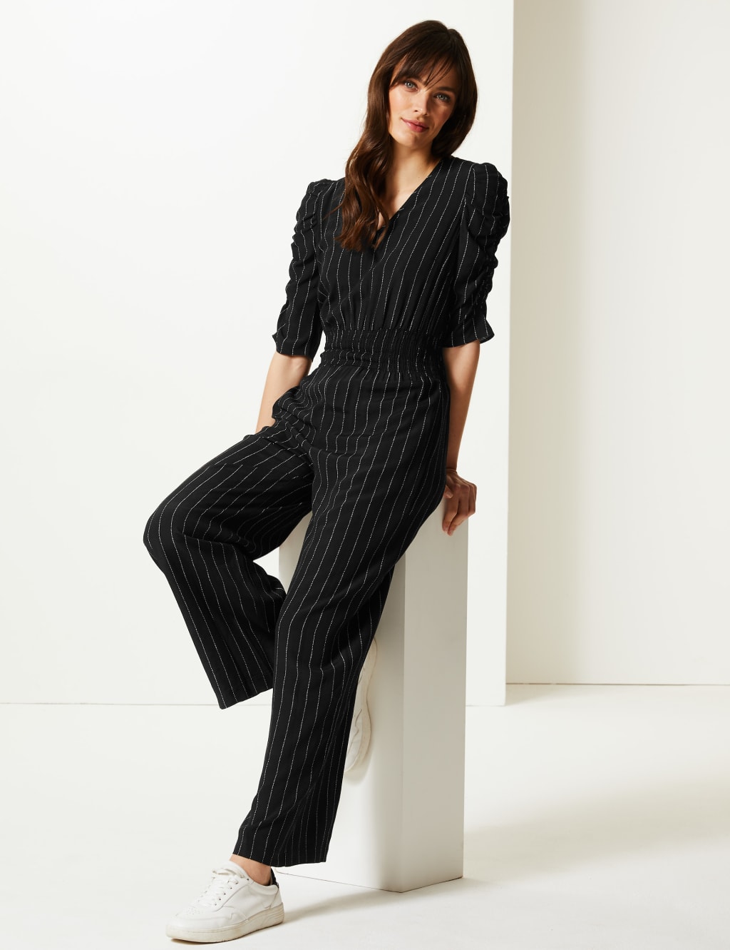 Striped Jumpsuit M S Collection M S