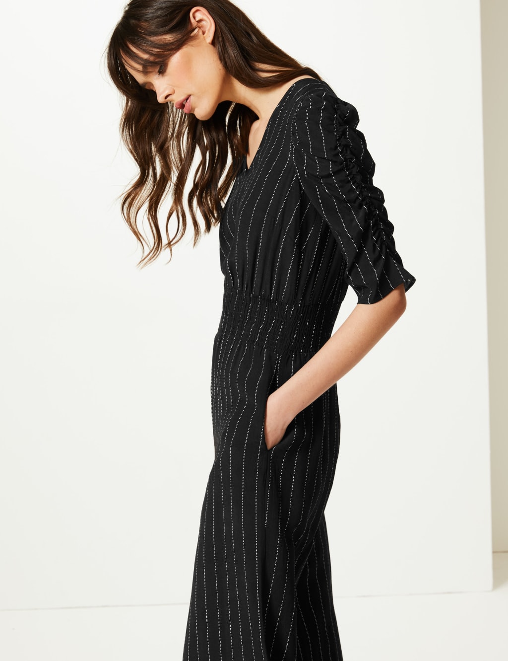 Marks and spencer striped jumpsuit new arrivals
