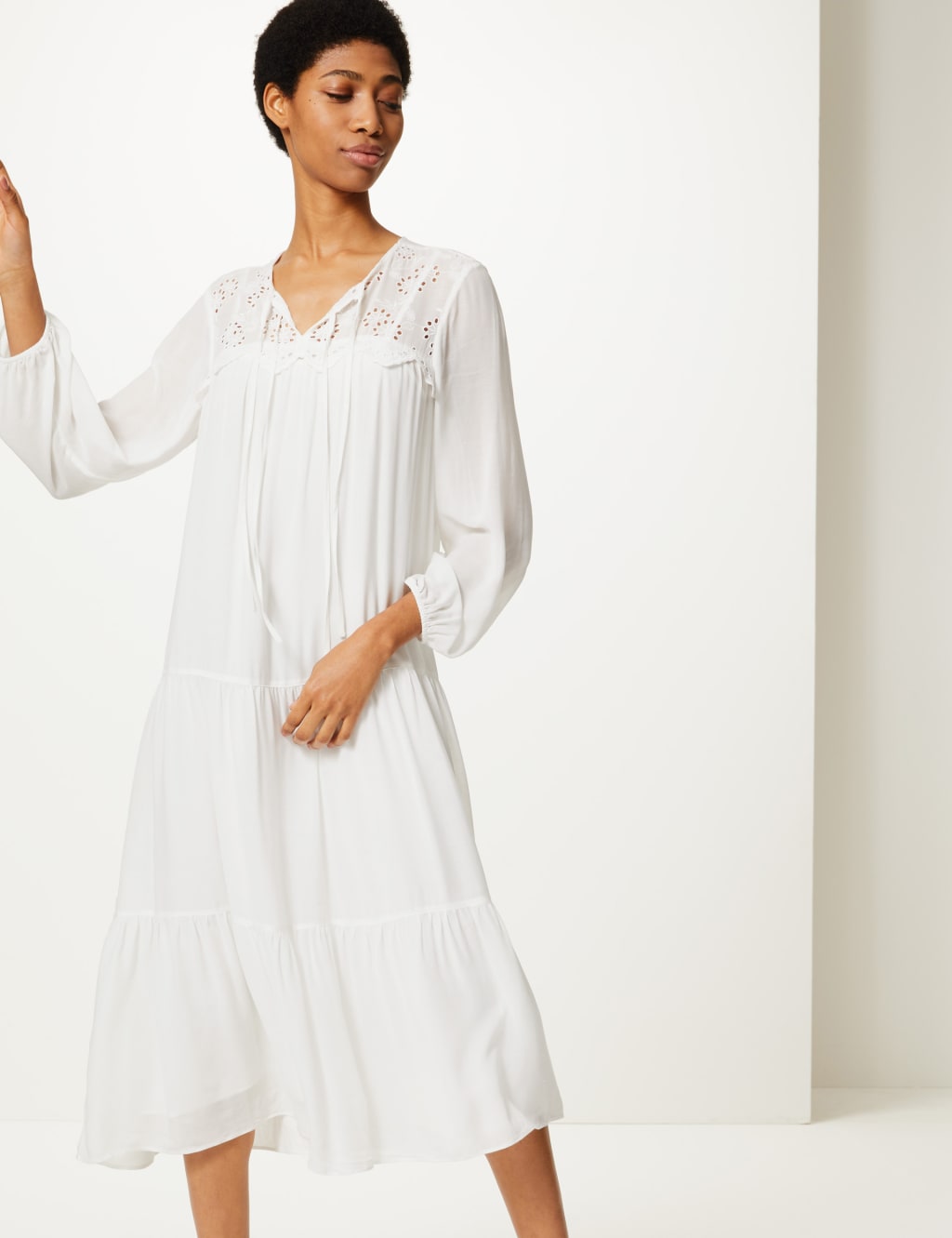 Relaxed midi dress hot sale