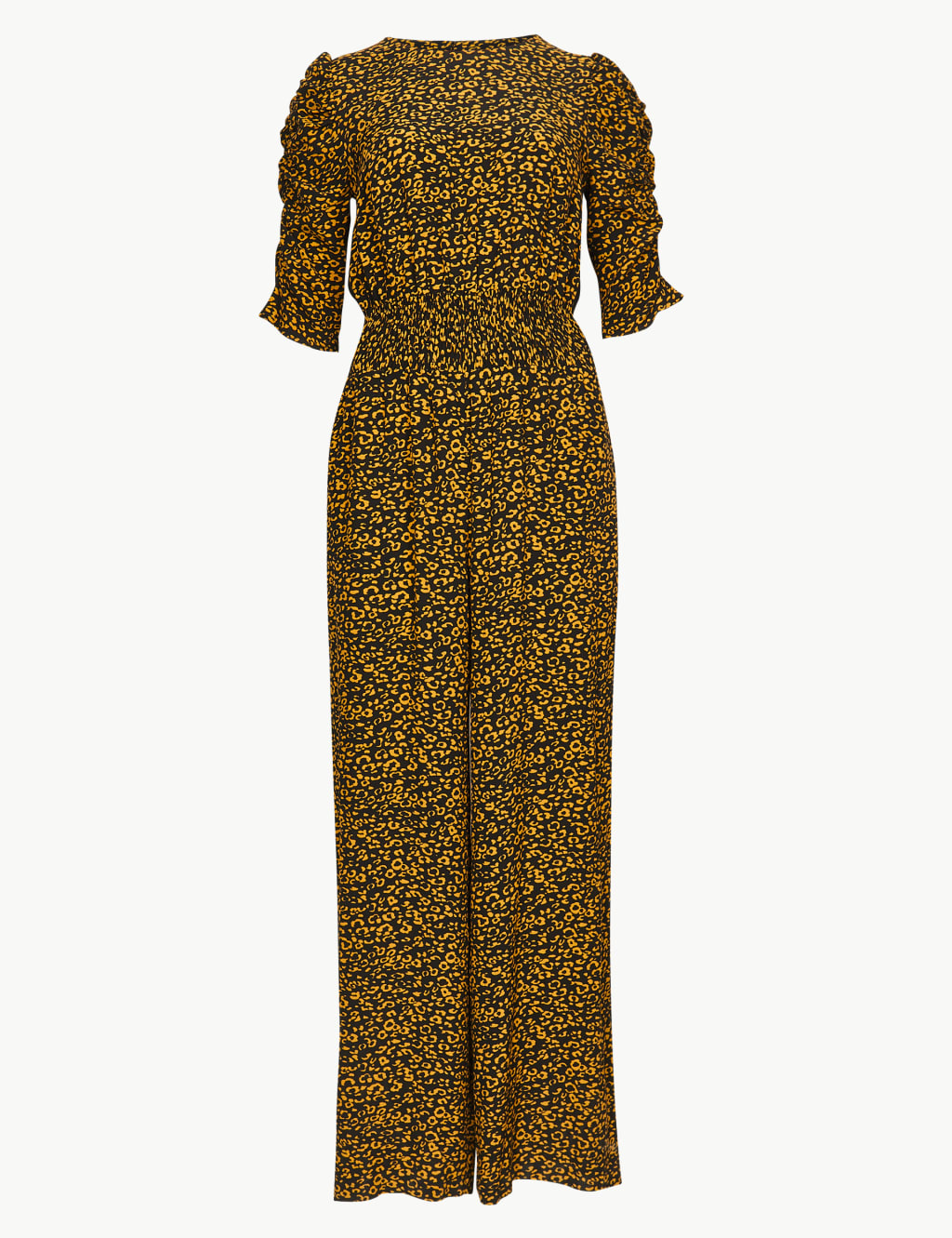Marks and spencer animal print jumpsuit shop