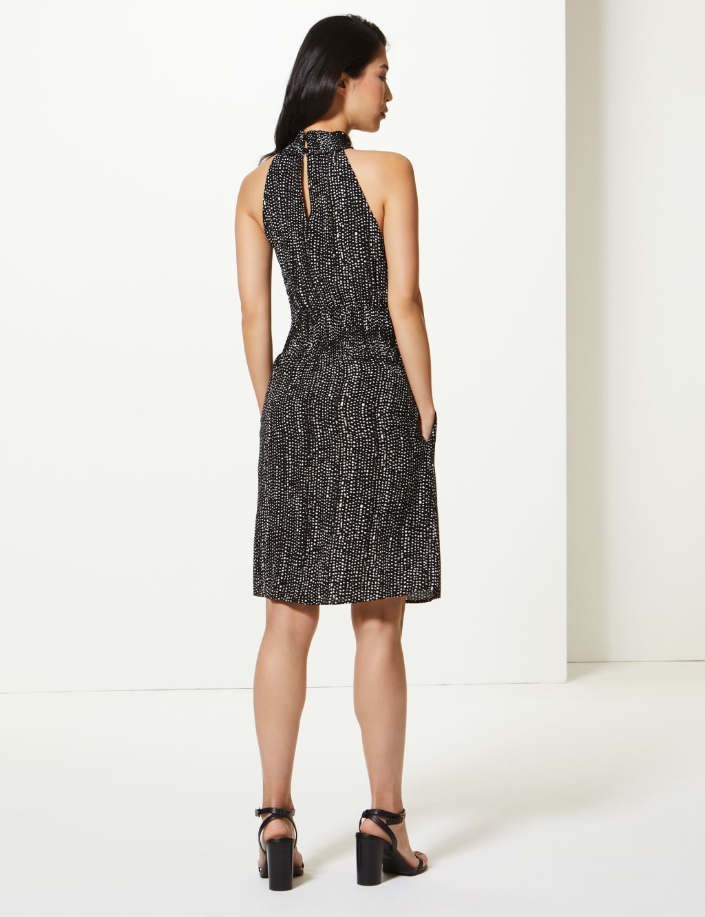 Printed Waisted Dress 4 of 4