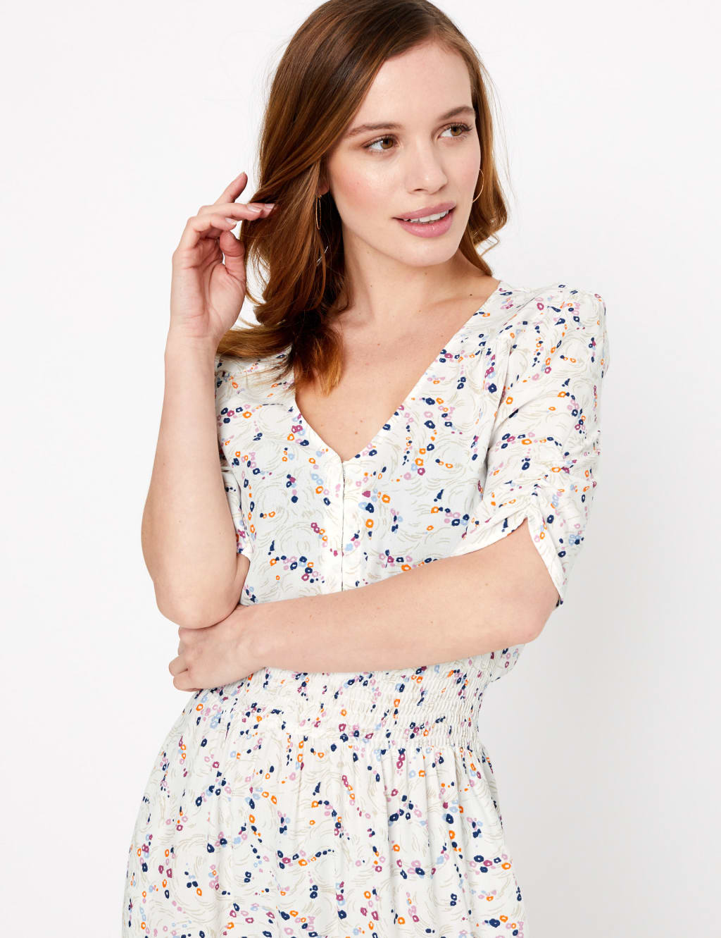 Petite ditsy dress 2025