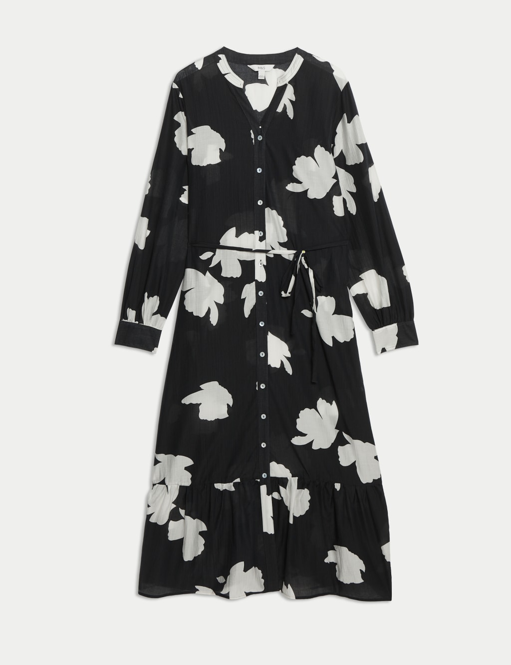 Lyocell Rich Printed Midi Relaxed Dress 2 of 6