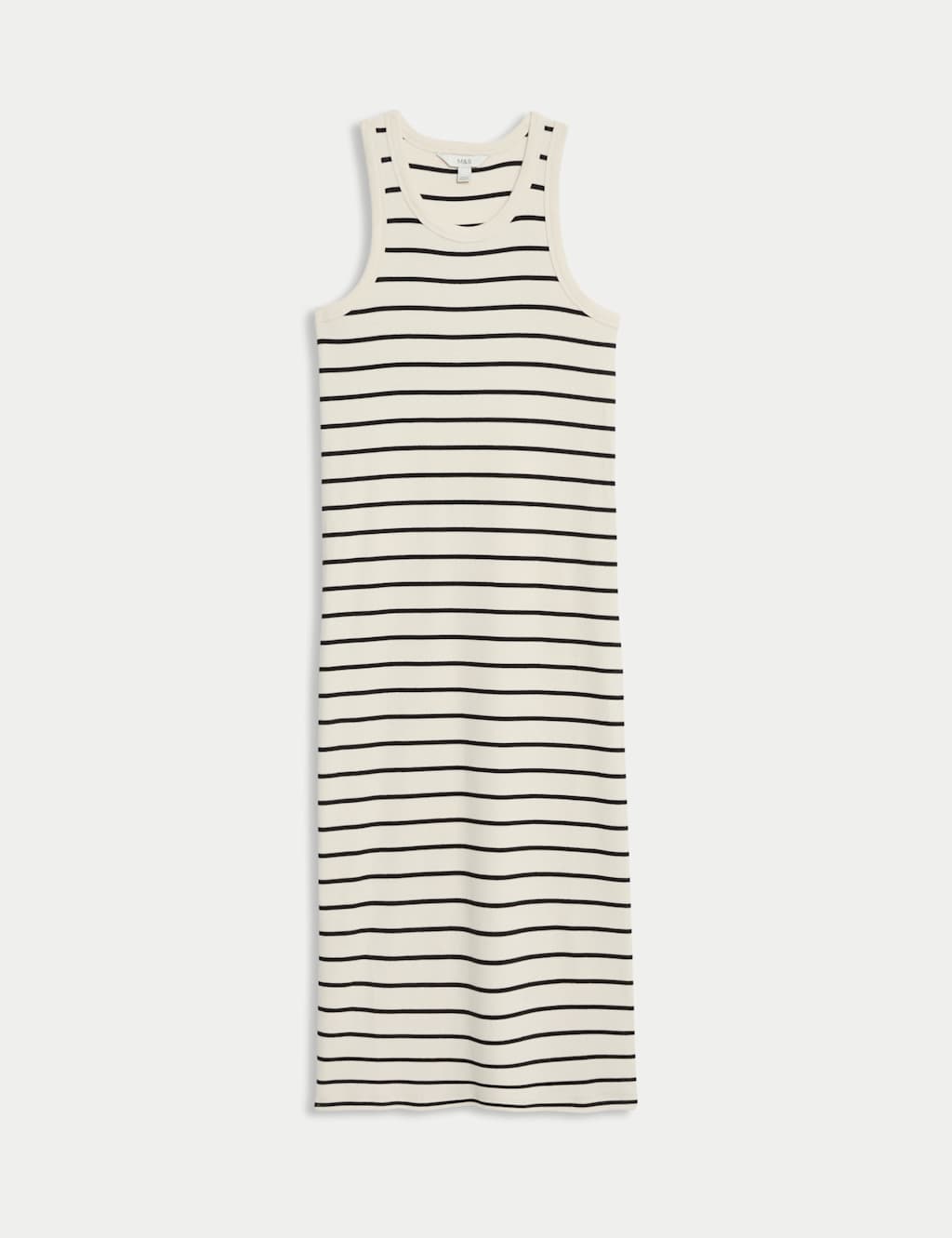 Cotton Rich Striped Midi Column Dress 2 of 6