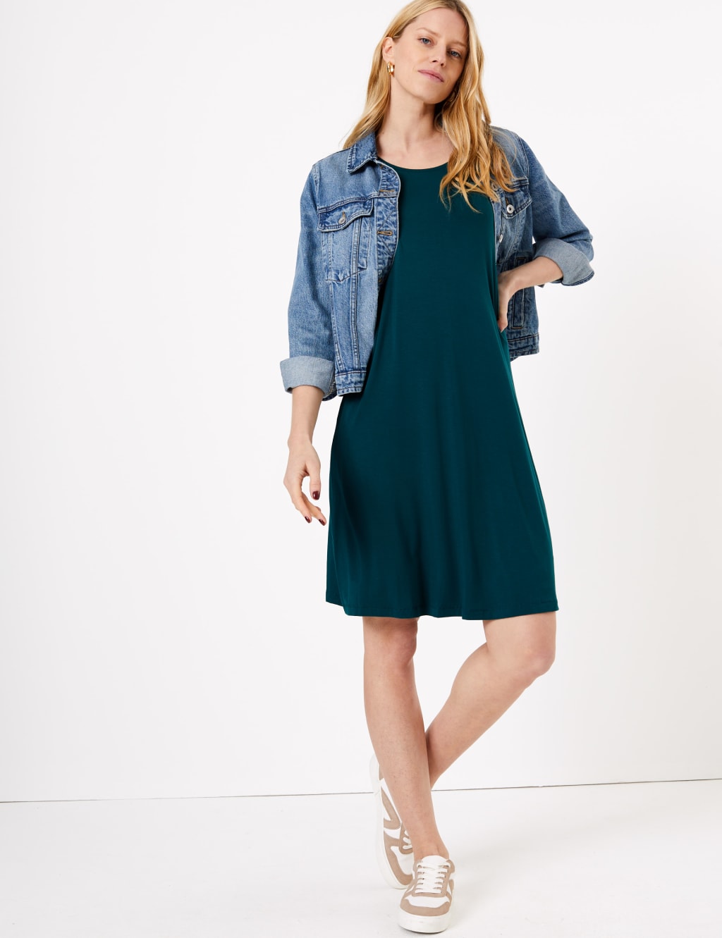 M&s jersey swing dress cheap