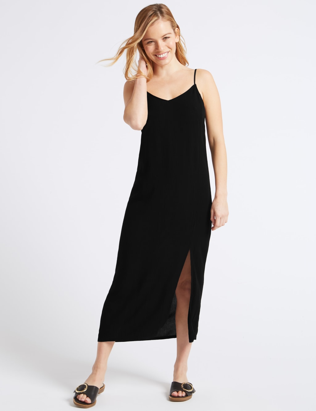 PETITE Slip Midi Dress 3 of 4