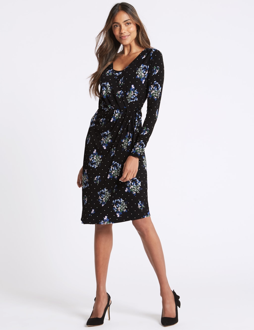 Wrap dress marks and spencer on sale