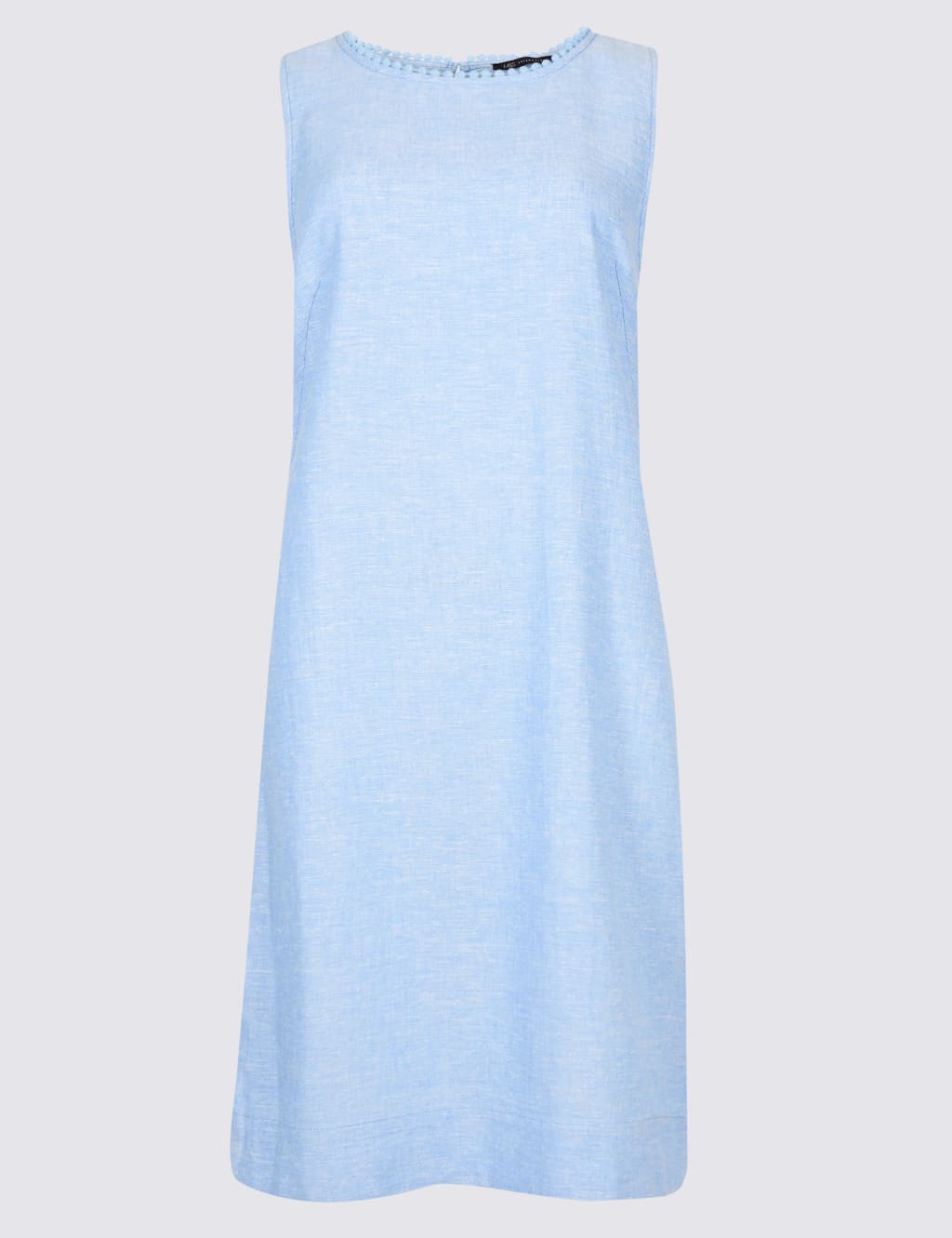 Linen Blend Tunic Dress 2 of 6