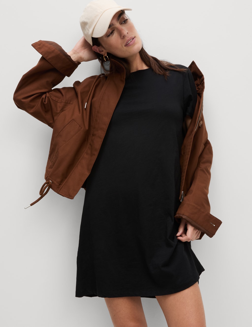 Pure Cotton Mini T-Shirt Dress 4 of 5
