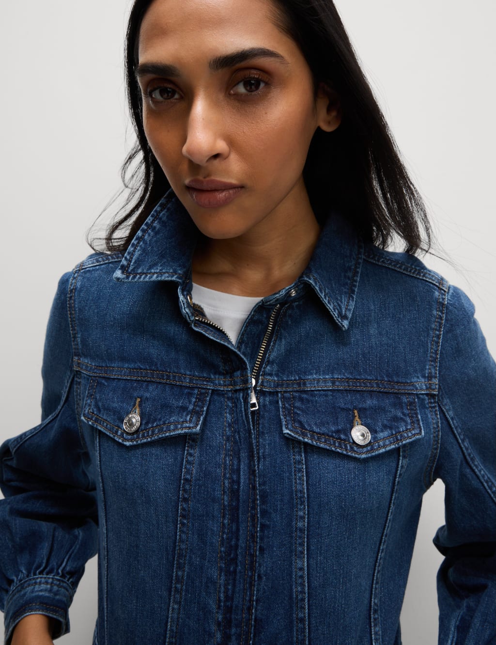 Denim Waisted Jumpsuit 5 of 6