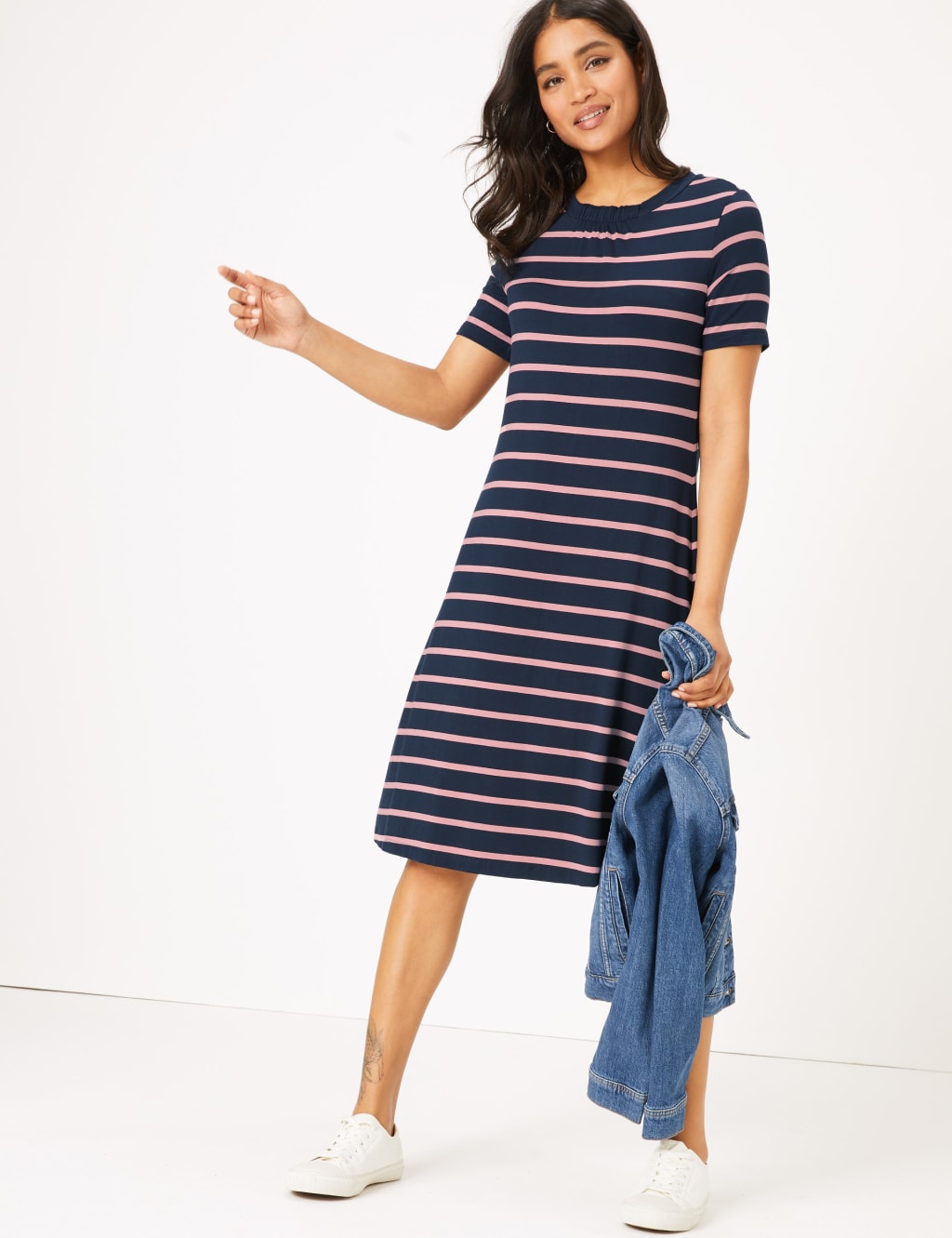 Knee length swing dresses outlet