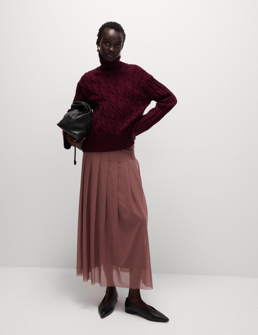 Pleated skirt unflattering clearance