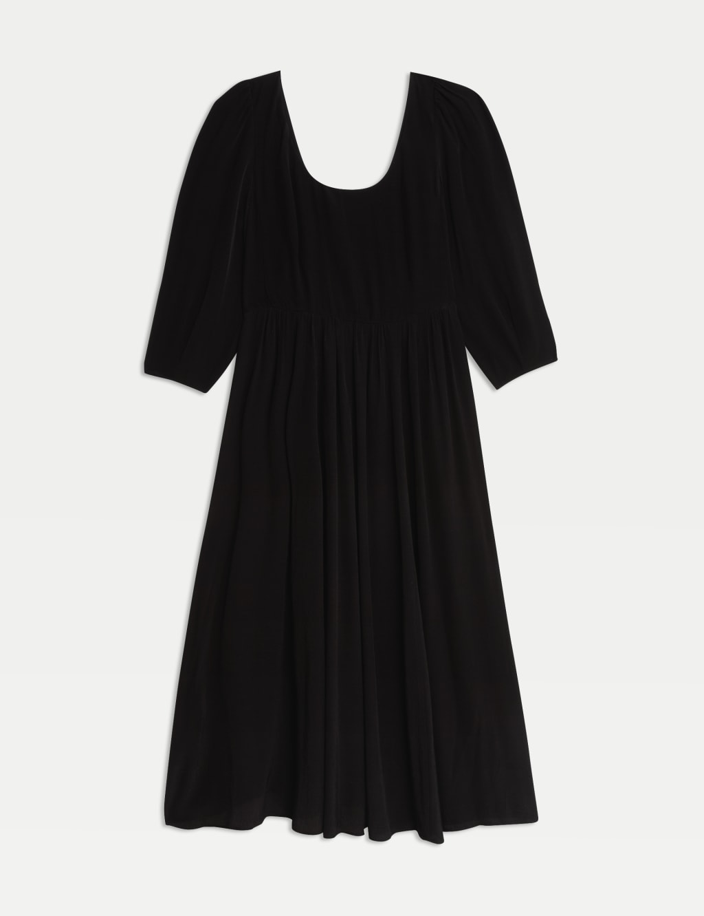 Black dress scoop neck store