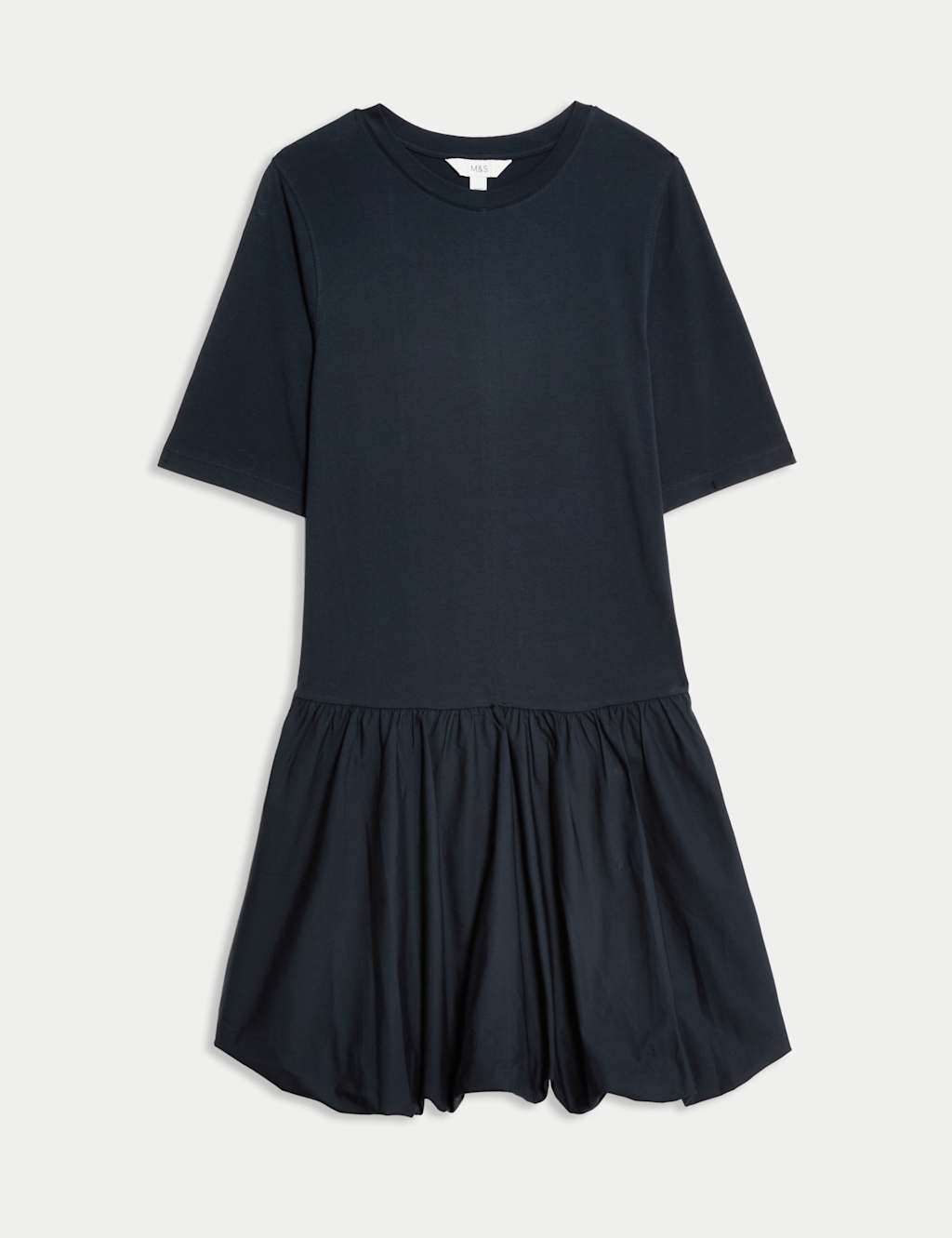 Pure Cotton Mini Drop Waist Dress 2 of 5