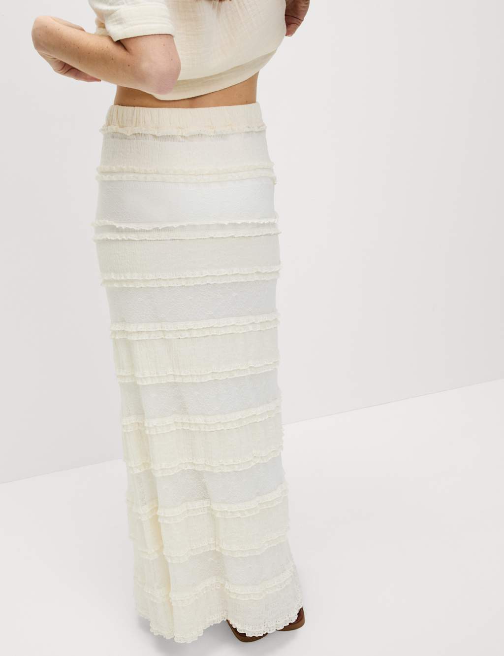 Jersey Midaxi A-Line Skirt 4 of 5