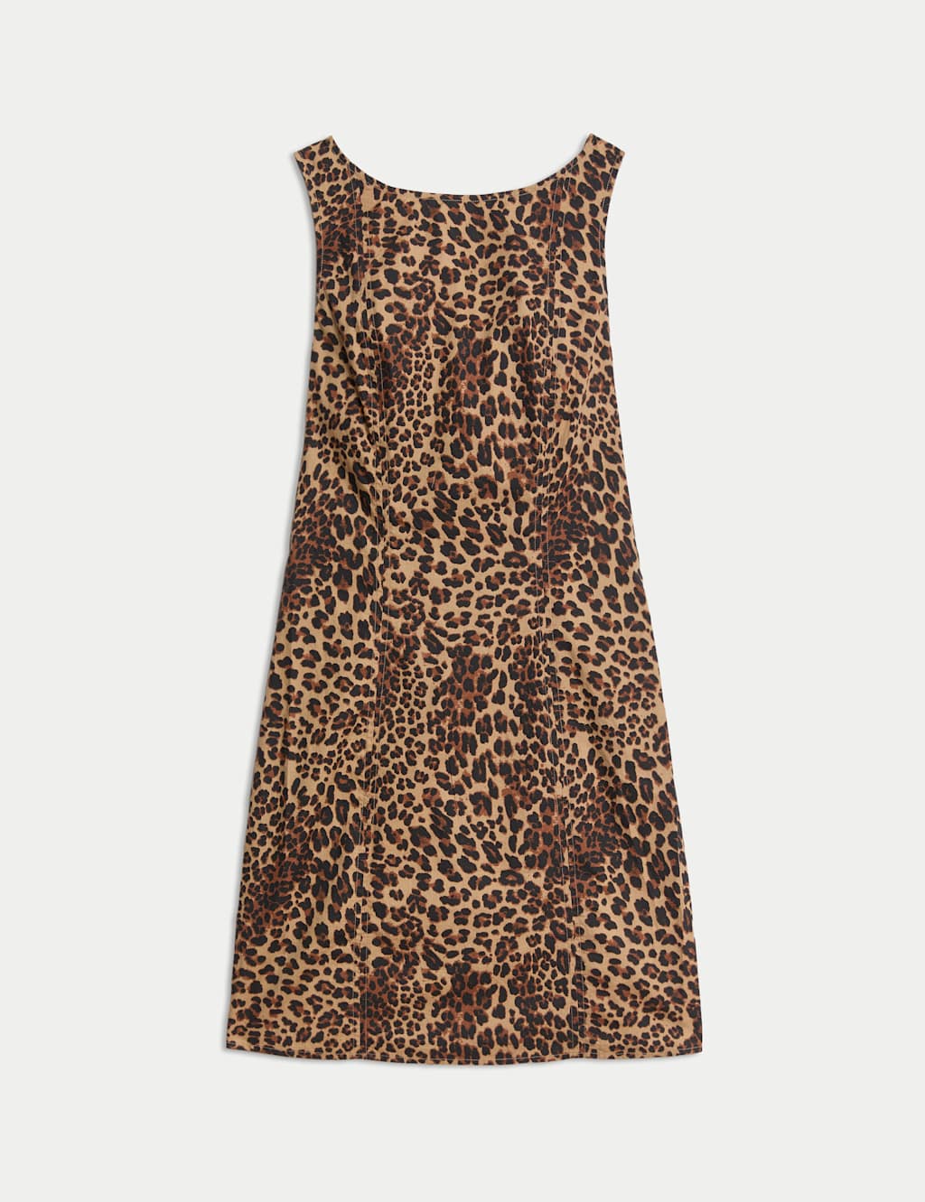 Pure Cotton Animal Print Mini Shift Dress 2 of 5